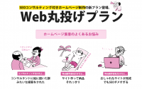 SEOコンサルティング付きホームページ制作プラン『Web丸投げプラン』